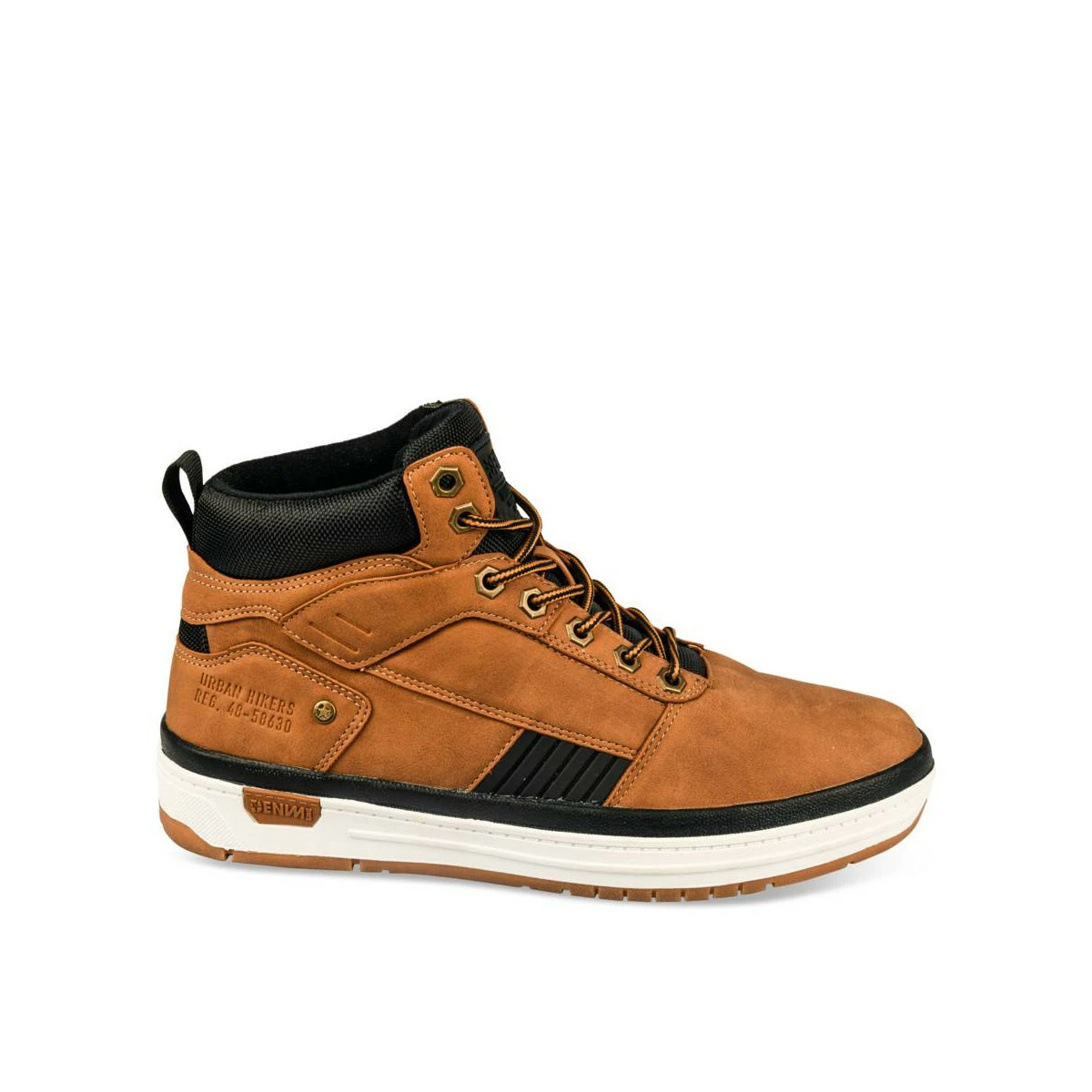 Baskets COGNAC DENIM SIDE – Image 2