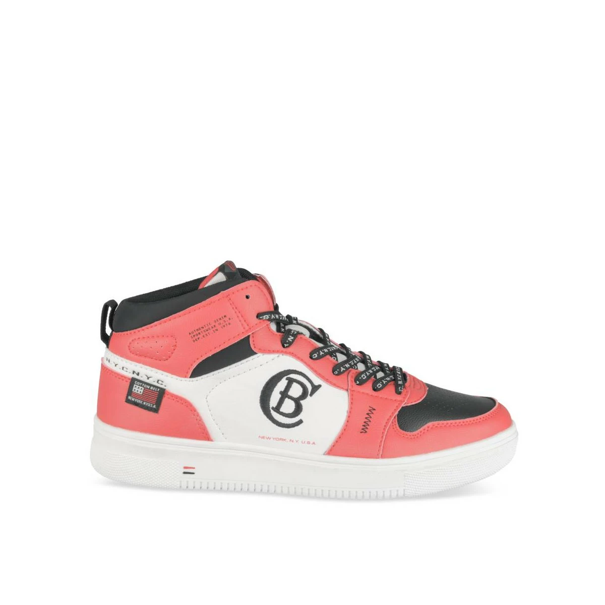 Baskets ROUGE COTTON BELT