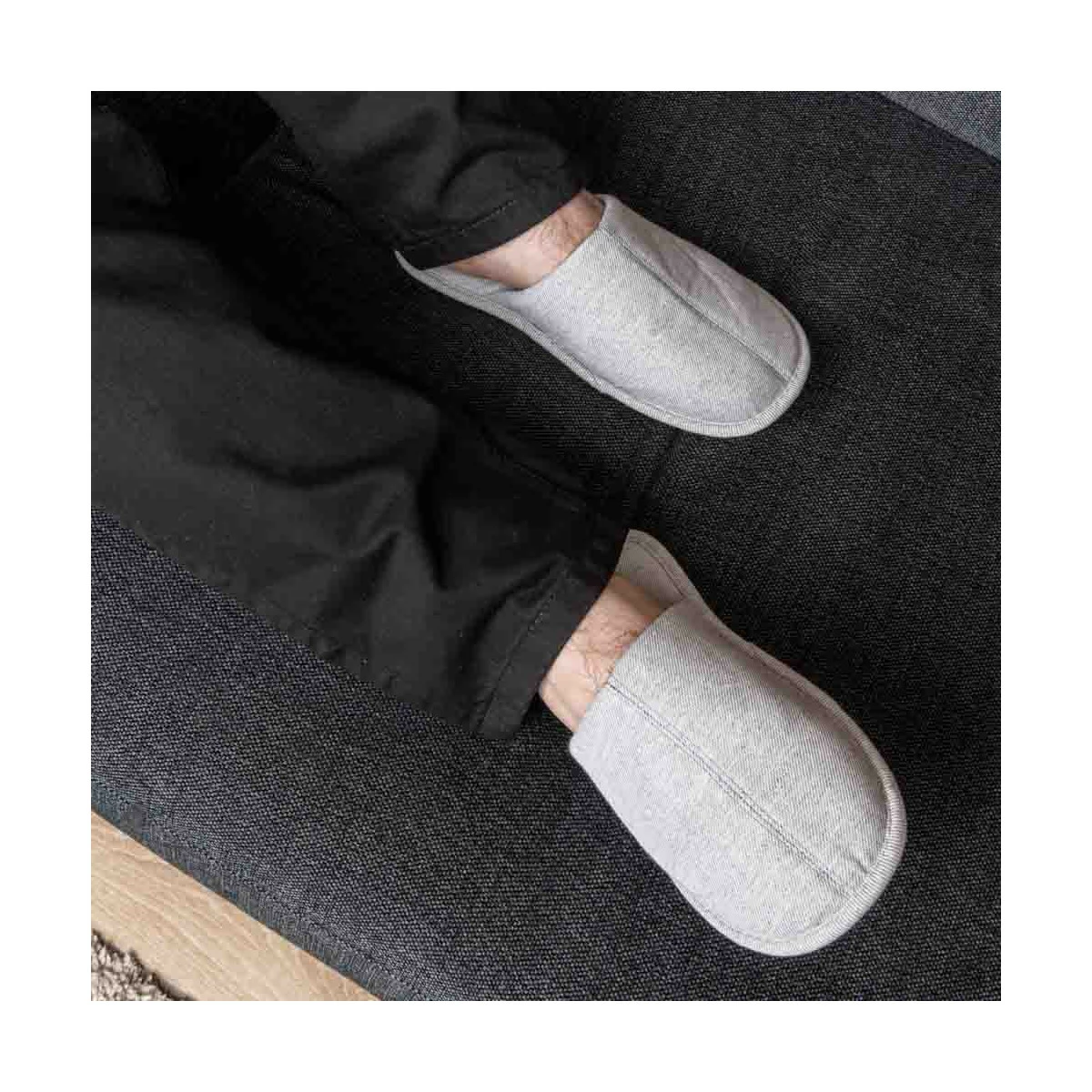 Chaussons GRIS DENIM SIDE – Image 7