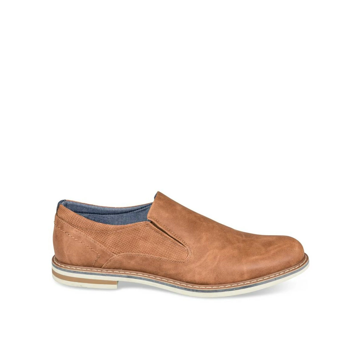 Derbies COGNAC DENIM SIDE – Image 2