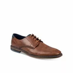 Derbies COGNAC DENIM SIDE