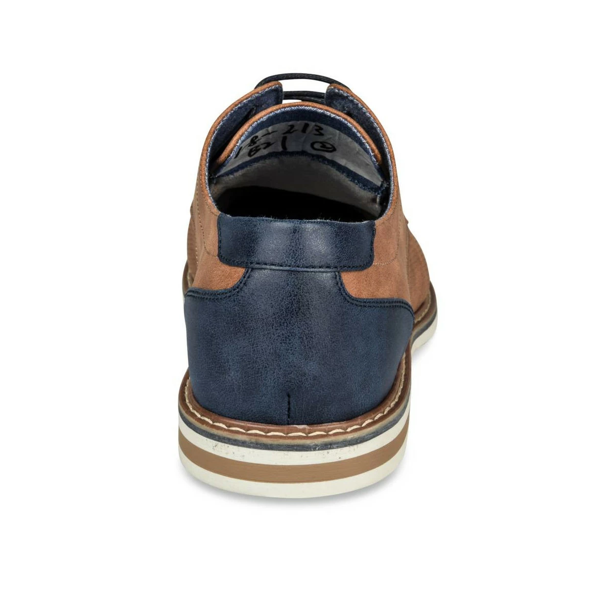 Derbies COGNAC DENIM SIDE – Image 3