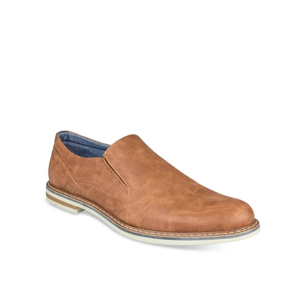 Derbies COGNAC DENIM SIDE