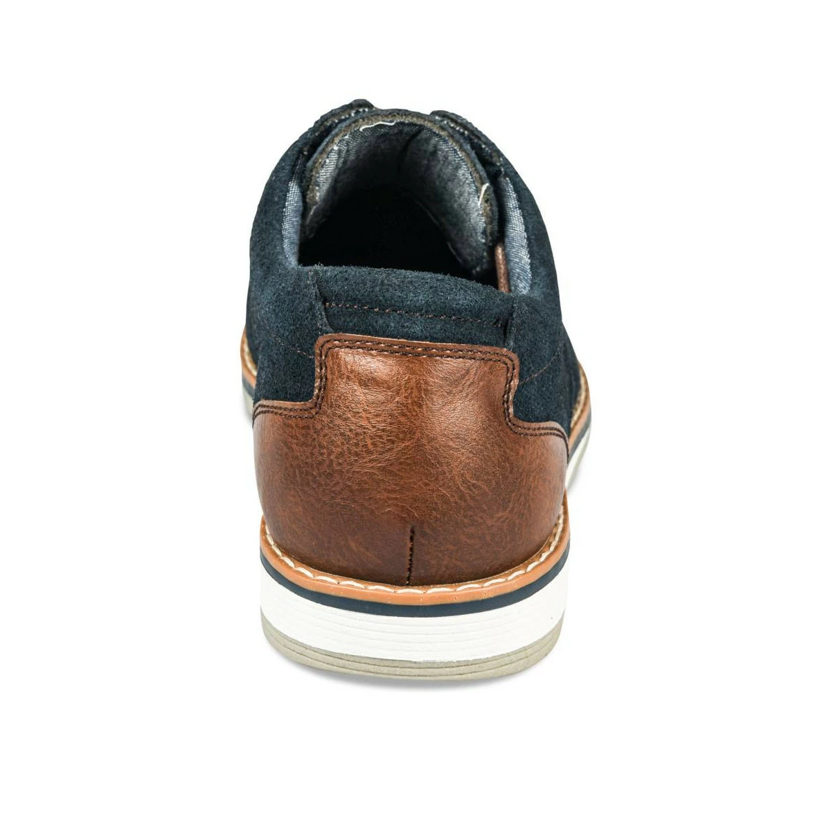 Derbies MARINE DENIM SIDE CUIR – Image 3