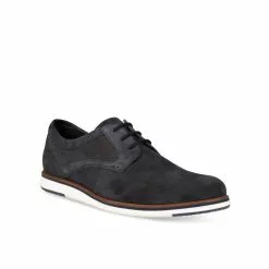 Derbies MARINE DENIM SIDE CUIR