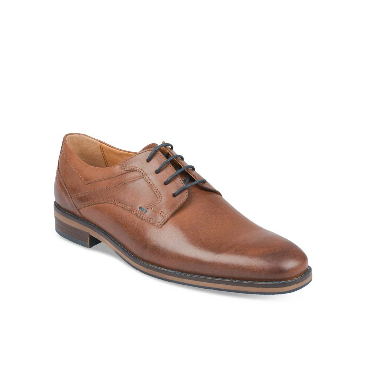 Derbies MARRON B-BLAKE CUIR