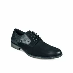 Derbies NOIR DENIM SIDE
