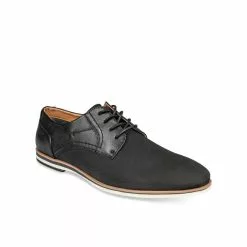 Derbies NOIR DENIM SIDE