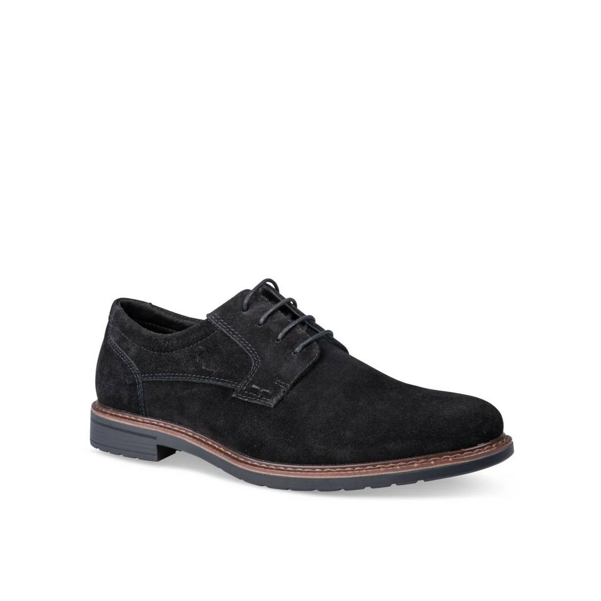 Derbies NOIR DENIM SIDE CUIR