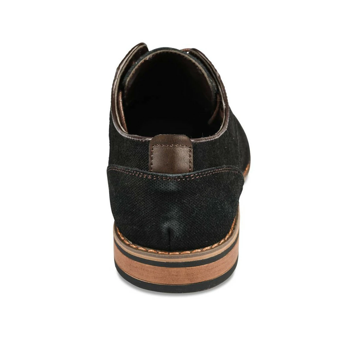 Derbies NOIR DENIM SIDE CUIR – Image 3