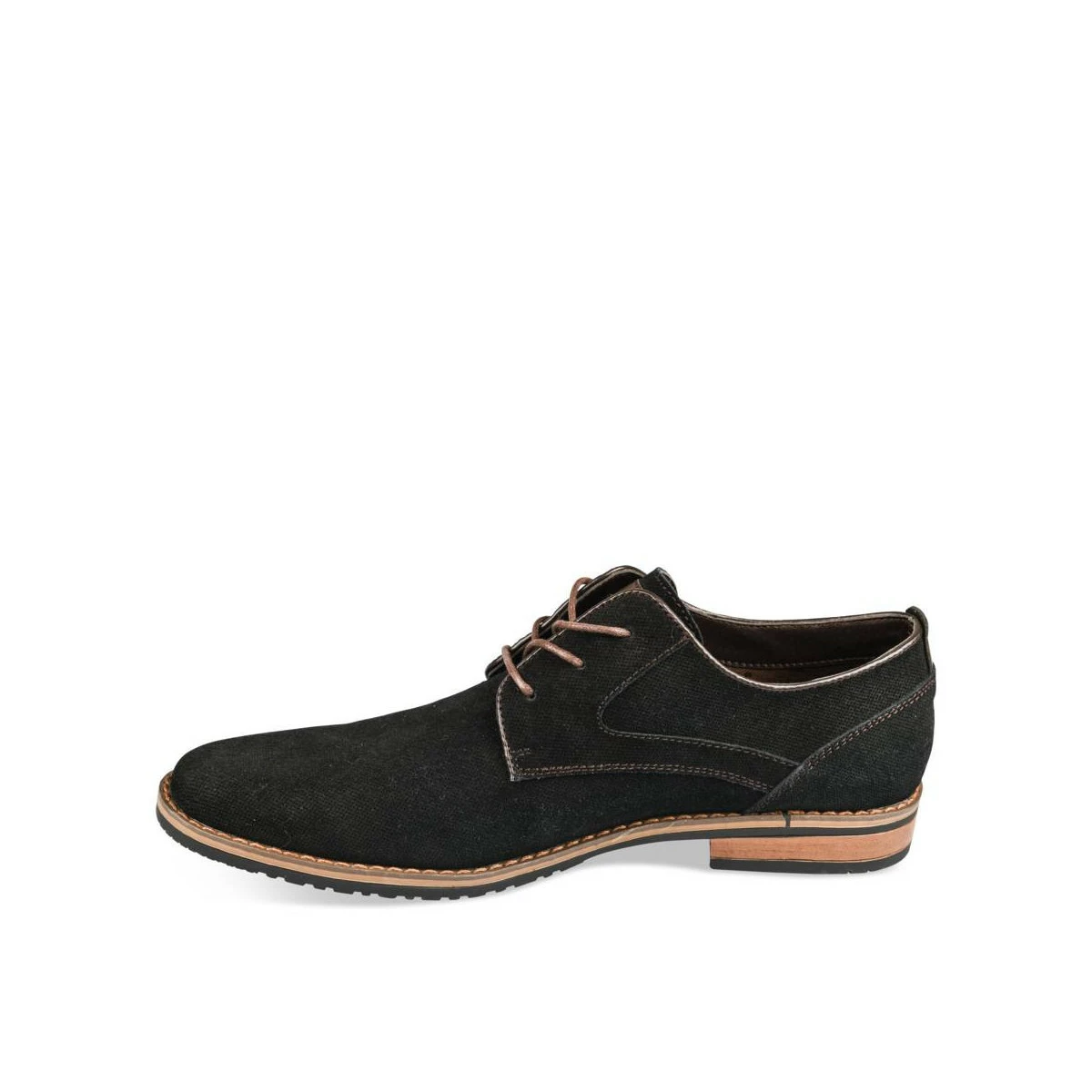 Derbies NOIR DENIM SIDE CUIR – Image 4