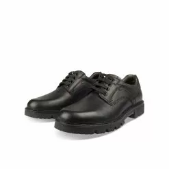 Derbies NOIR DENIM SIDE CUIR