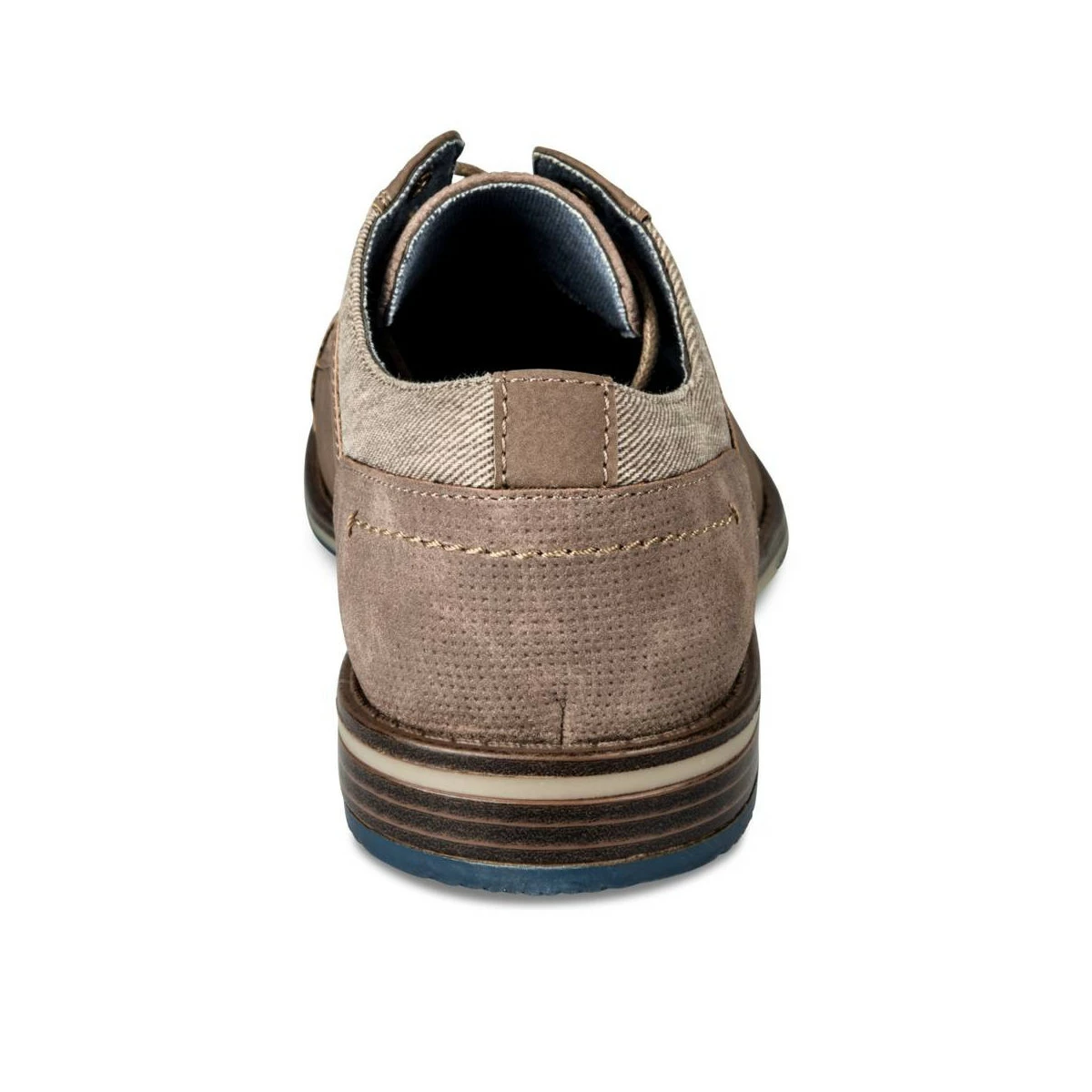 Derbies TAUPE DENIM SIDE – Image 3