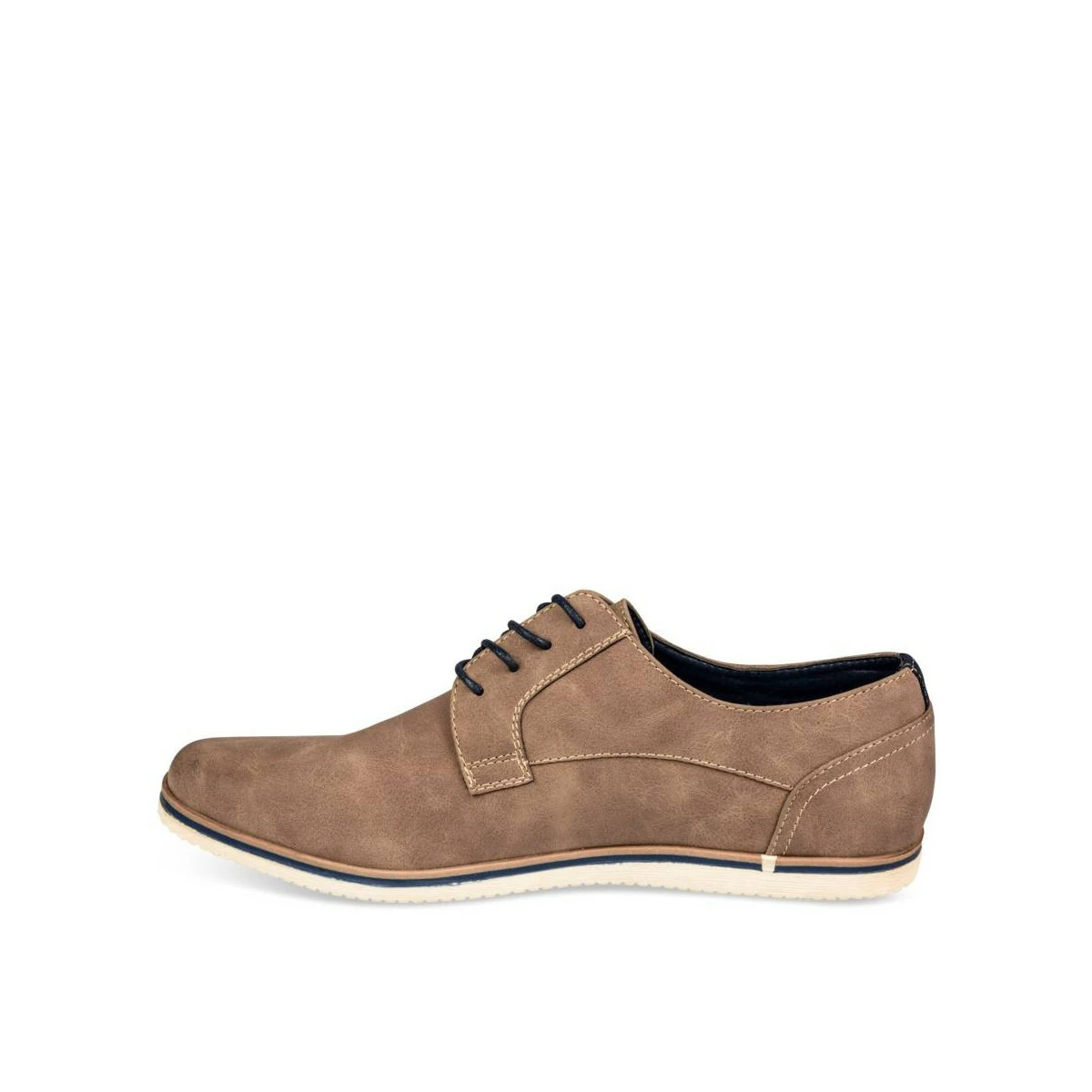 Derbies TAUPE DENIM SIDE – Image 4