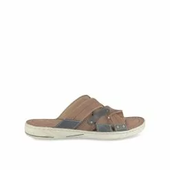 Mules COGNAC MEGIS CASUAL
