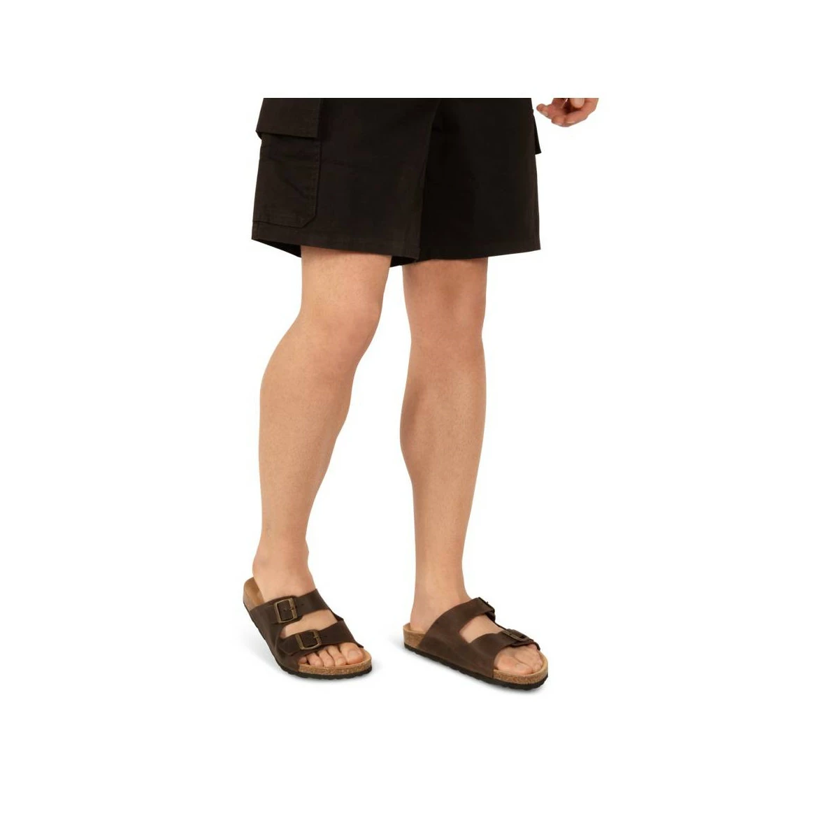 Mules MARRON CAPE BOARD CUIR – Image 2