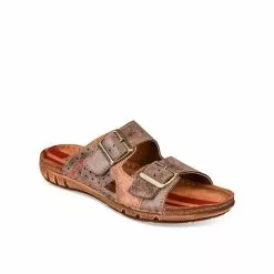 Mules MARRON DENIM SIDE